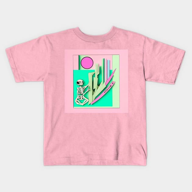 Skelesthetics 5 Kids T-Shirt by E1DOLHANZ